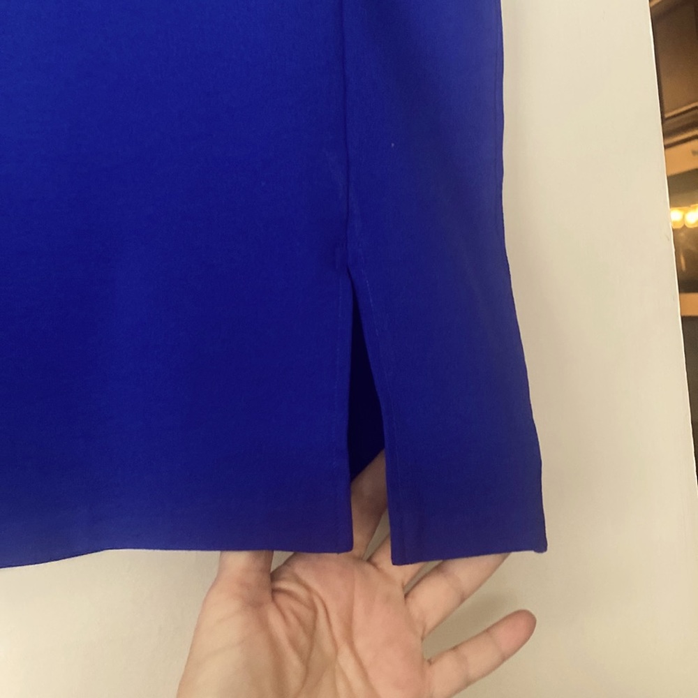 Royal Blue pull on skirt - Picture 2 of 7